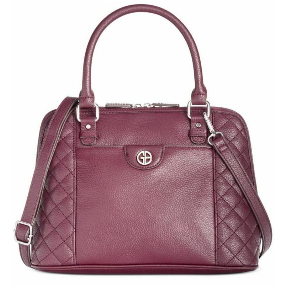 Giani Bernini Quilted Dome Zip Around Satchel
